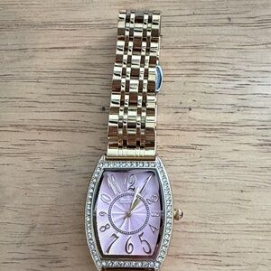 Women's Invicta Wildflower Gold Bracelet Watch with Pink Dial